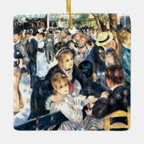 Renoir _ Dance at Le Moulin de la Galette Ceramic Ornament