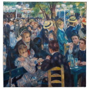 Renoir - Dance at Le Moulin de la Galette Cloth Napkin