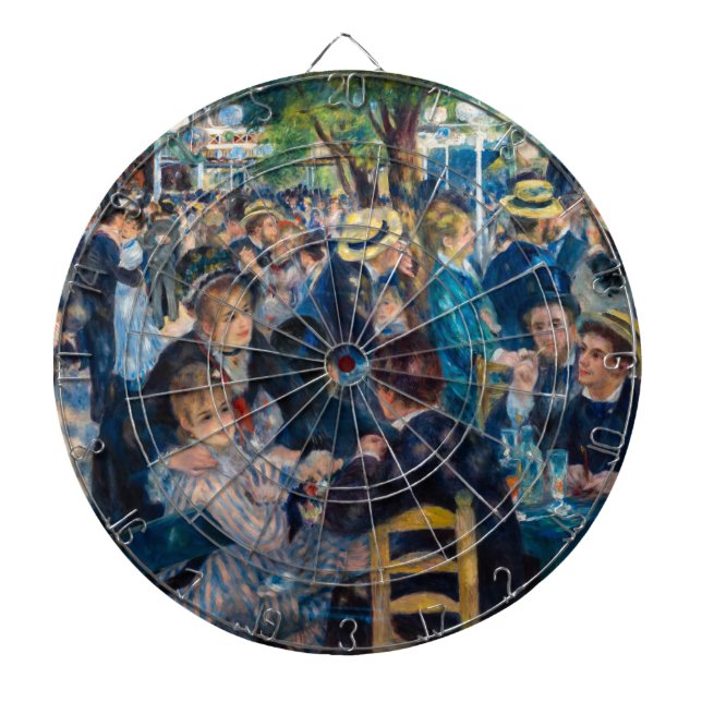 Renoir - Dance at Le Moulin de la Galette Dart Board (Front)