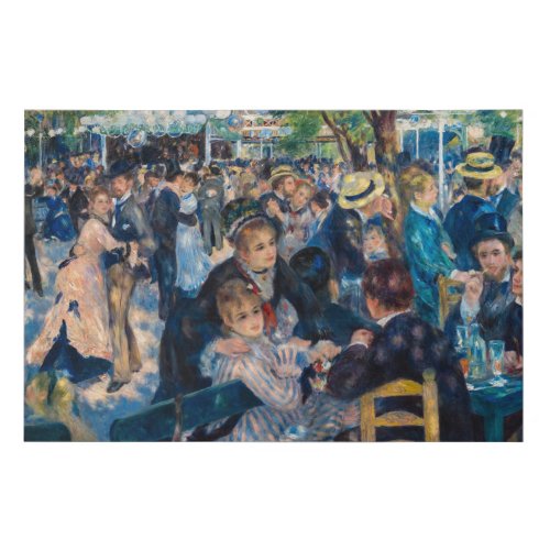 Renoir _ Dance at Le Moulin de la Galette Faux Canvas Print