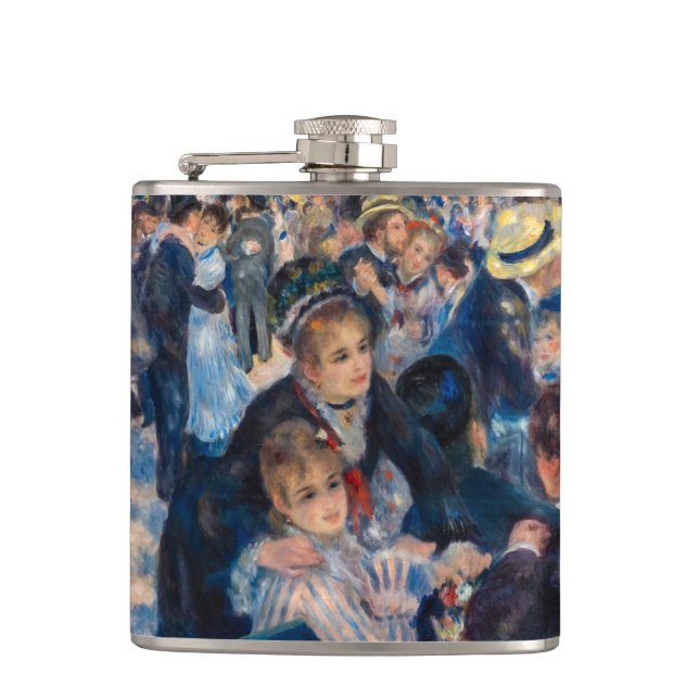 Renoir - Dance at Le Moulin de la Galette Flask (Front)
