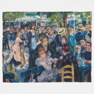 Renoir - Dance at Le Moulin de la Galette Fleece Blanket