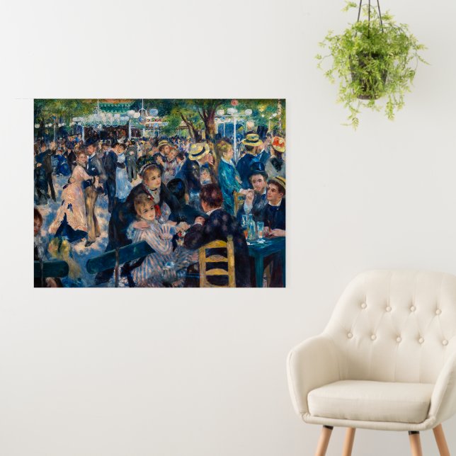 Renoir - Dance at Le Moulin de la Galette Foam Board (In Situ (Wall))