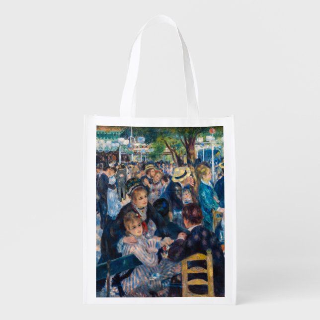 Renoir - Dance at Le Moulin de la Galette Grocery Bag (Front)