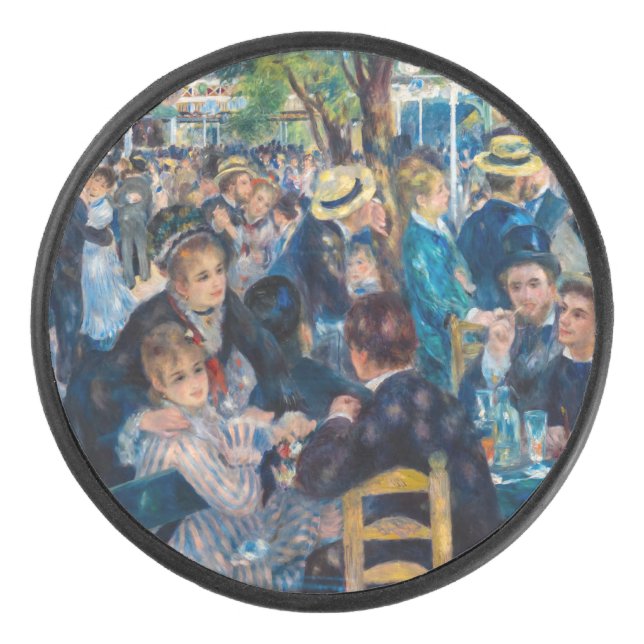 Renoir - Dance at Le Moulin de la Galette Hockey Puck (Front)