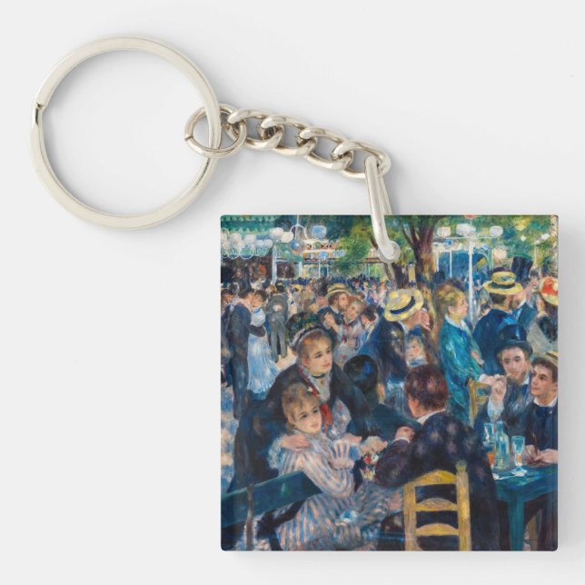 Renoir - Dance at Le Moulin de la Galette Keychain (Front)