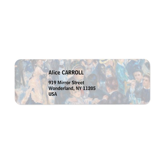 Renoir - Dance at Le Moulin de la Galette Label (Front)