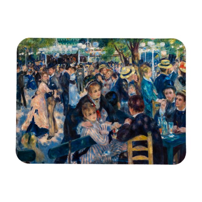Renoir - Dance at Le Moulin de la Galette Magnet (Horizontal)