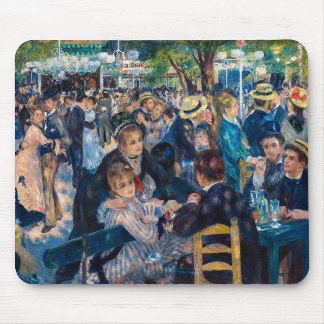 Renoir - Dance at Le Moulin de la Galette Mouse Pad (Front)