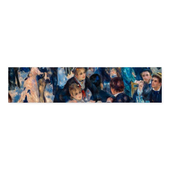 Renoir - Dance at Le Moulin de la Galette Napkin Bands (Unfolded)