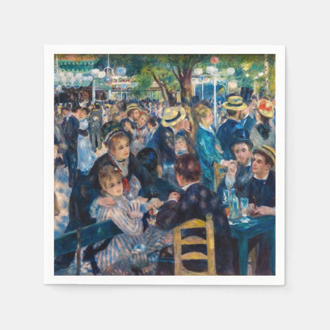 Renoir - Dance at Le Moulin de la Galette Napkins (Front)