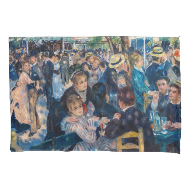 Renoir - Dance at Le Moulin de la Galette Pillow Case (Front)
