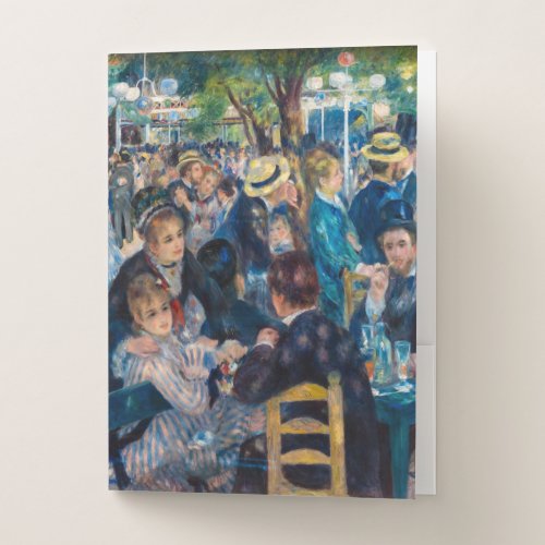 Renoir _ Dance at Le Moulin de la Galette Pocket Folder