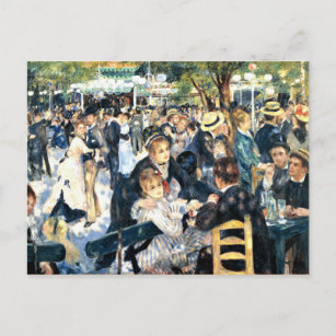 Renoir - Dance at Le Moulin de la Galette Postcard