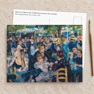Renoir - Dance at Le Moulin de la Galette Postcard