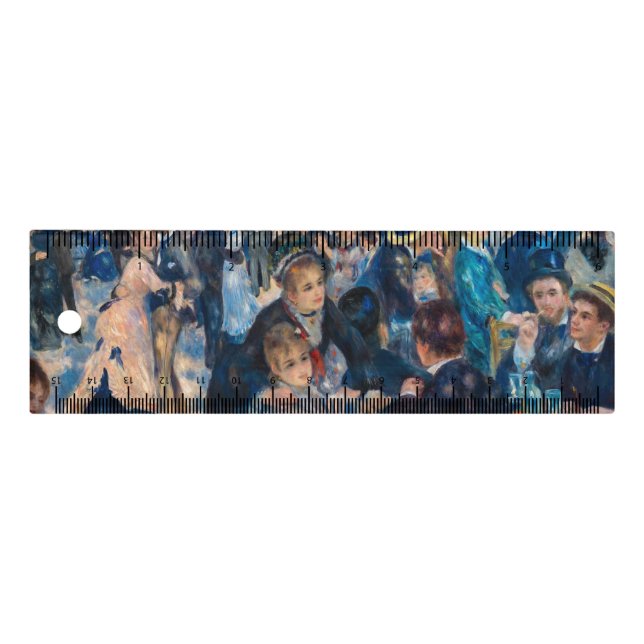 Renoir - Dance at Le Moulin de la Galette Ruler (Front)