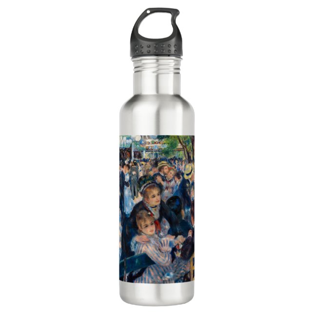 Renoir - Dance at Le Moulin de la Galette Stainless Steel Water Bottle (Front)