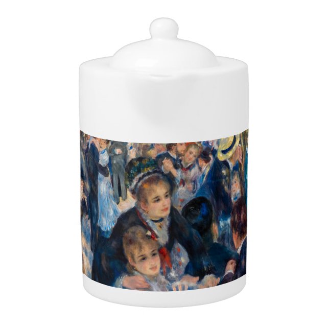 Renoir - Dance at Le Moulin de la Galette Teapot (Front)