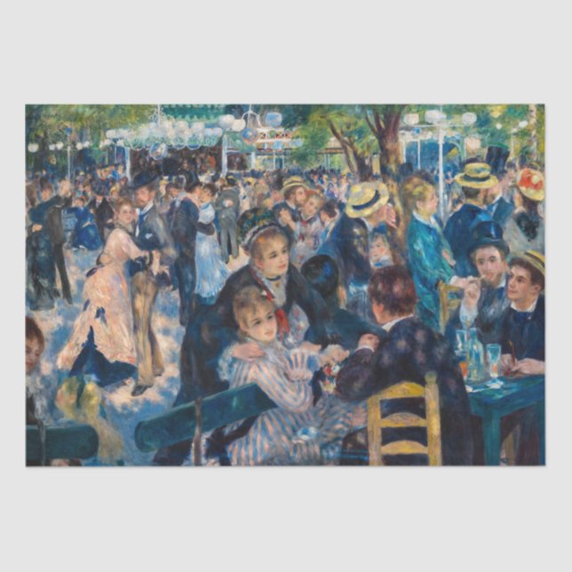 Renoir - Dance at Le Moulin de la Galette Tissue Paper (Front)