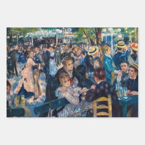 Renoir _ Dance at Le Moulin de la Galette Wrapping Paper Sheets