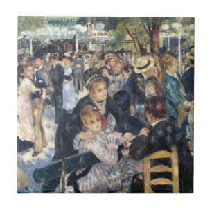 Renoir Dance at Moulin de la Galette Vintage Ceramic Tile