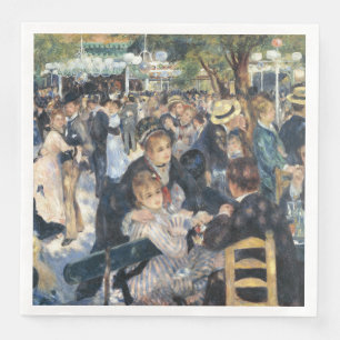 Renoir Dance at Moulin de la Galette Vintage Paper Dinner Napkins