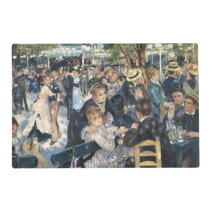 Renoir Dance at Moulin de la Galette Vintage Placemat