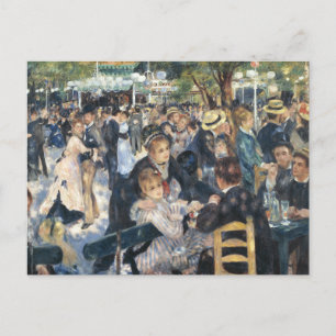 Renoir Dance at Moulin de la Galette Vintage Postcard