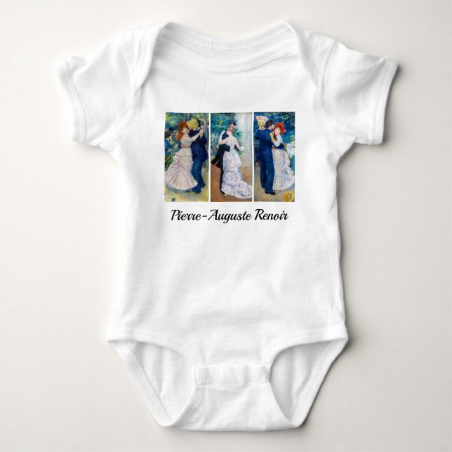 Renoir - Dance serie: Bougival, City & Country Baby Bodysuit (Front)