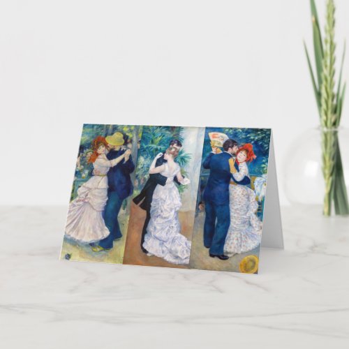 Renoir _ Dance serie Bougival City  Country Card