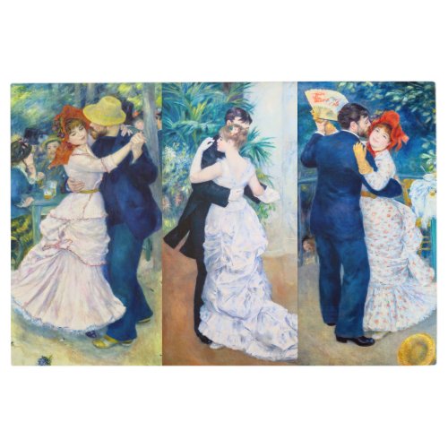 Renoir _ Dance serie Bougival City  Country Metal Print