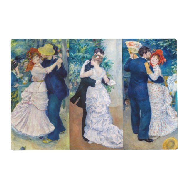 Renoir - Dance serie: Bougival, City & Country Placemat (Front)