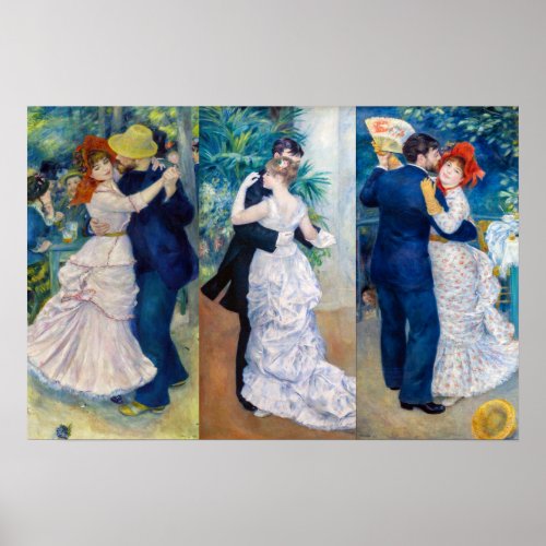 Renoir _ Dance serie Bougival City  Country Poster