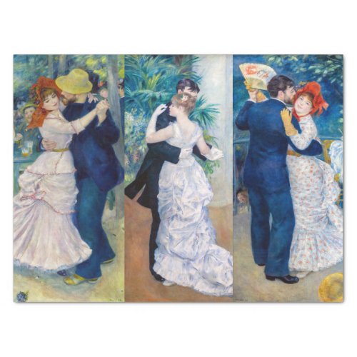 Renoir _ Dance serie Bougival City  Country Tissue Paper