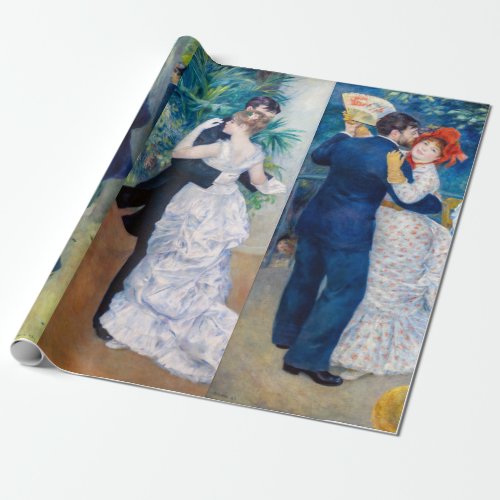 Renoir _ Dance serie Bougival City  Country Wrapping Paper