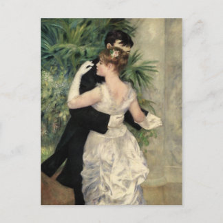 Renoir Dancing in the City Fine Art Postcard
