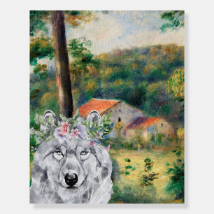 Renoir Environs of Briey and the Fancy Wolf Foam Board