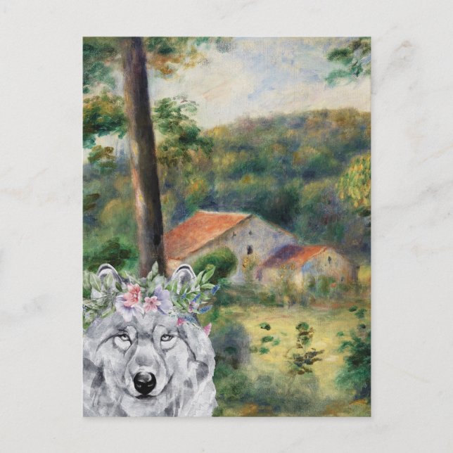 Renoir Environs of Briey and the Fancy Wolf  Postcard (Front)