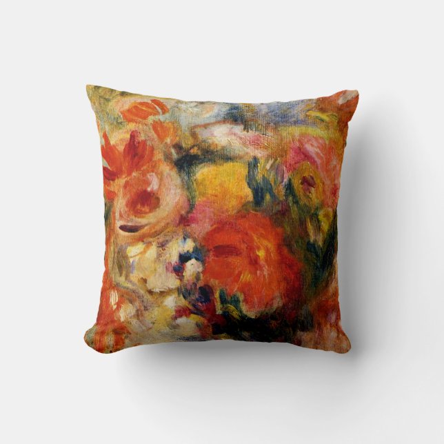 Renoir - Flower Study, 1913 Throw Pillow (Front)