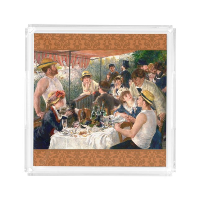 Renoir French Luncheon Boating Party Acrylic Tray (Front)