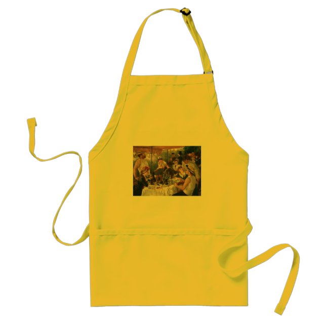 Renoir French Luncheon Boating Party Adult Apron (Front)