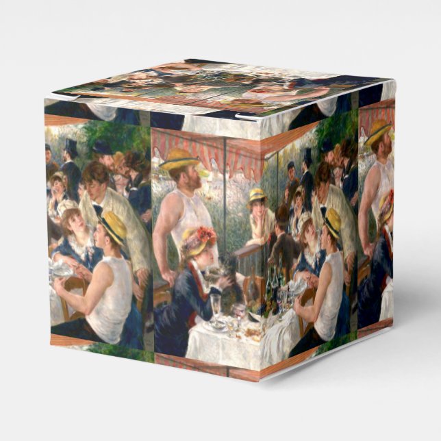 Renoir French Luncheon Boating Party Favor Boxes (Front Side)