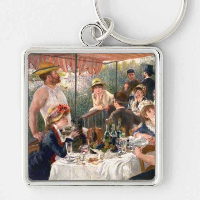 Renoir French Luncheon Boating Party Keychain (Front)