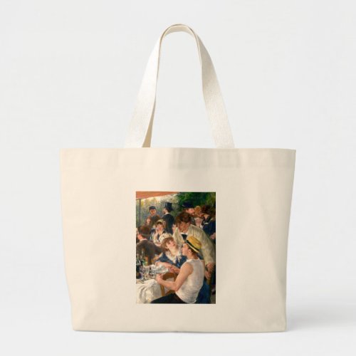 Renoir French Luncheon Boating Party Large Tote Bag