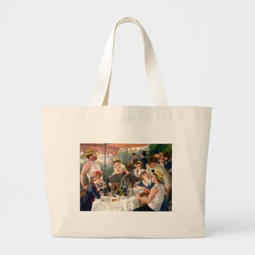 Renoir French Luncheon Boating Party Large Tote Bag