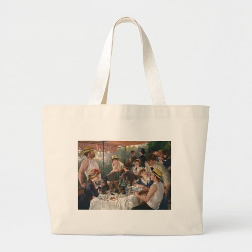 Renoir French Luncheon Boating Party Large Tote Bag