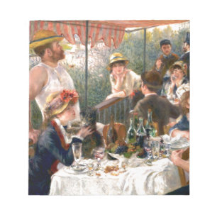 Renoir French Luncheon Boating Party Notepad