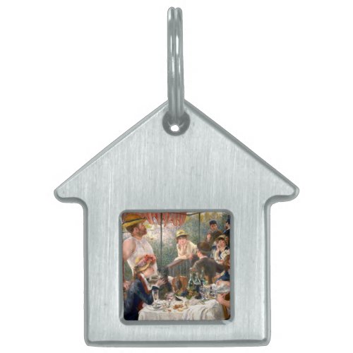 Renoir French Luncheon Boating Party Pet Name Tag
