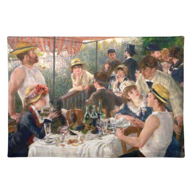 Renoir French Luncheon Boating Party Placemat (Front)