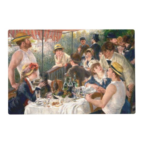 Renoir French Luncheon Boating Party Placemat